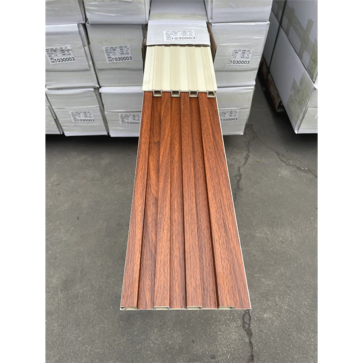 Panel Slat Dalaman WPC yang bergaya